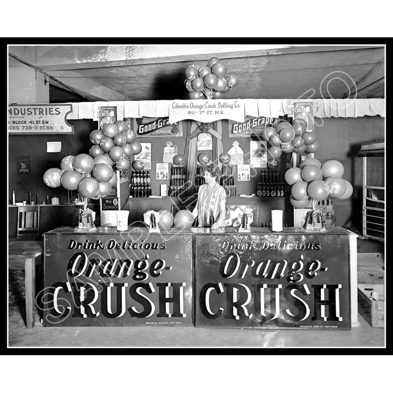1926 Orange Crush Stand 8X10 Photo - 2361
