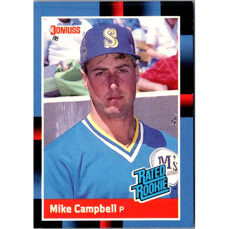 1988 Donruss Mike Campbell #30 Rookie