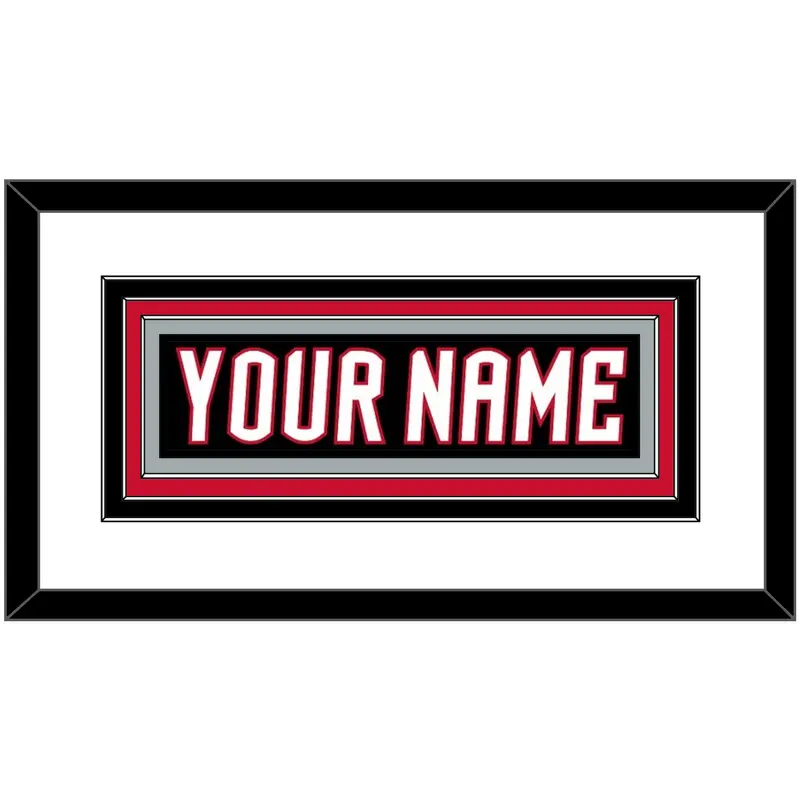 Buffalo Nameplate - Alternate Black - Triple Mat 1