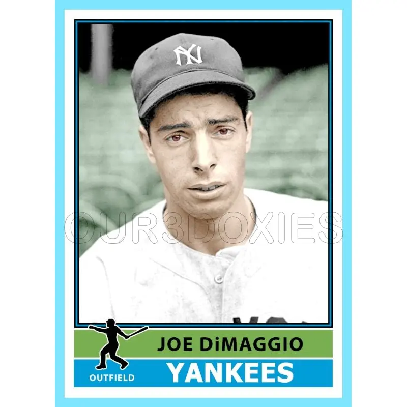Joe Dimaggio 1976 Topps Custom Card - 4852