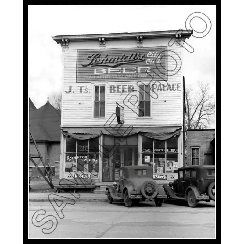 Schmidt's Beer 8X10 Photo - Scranton Iowa 1940 - 2272