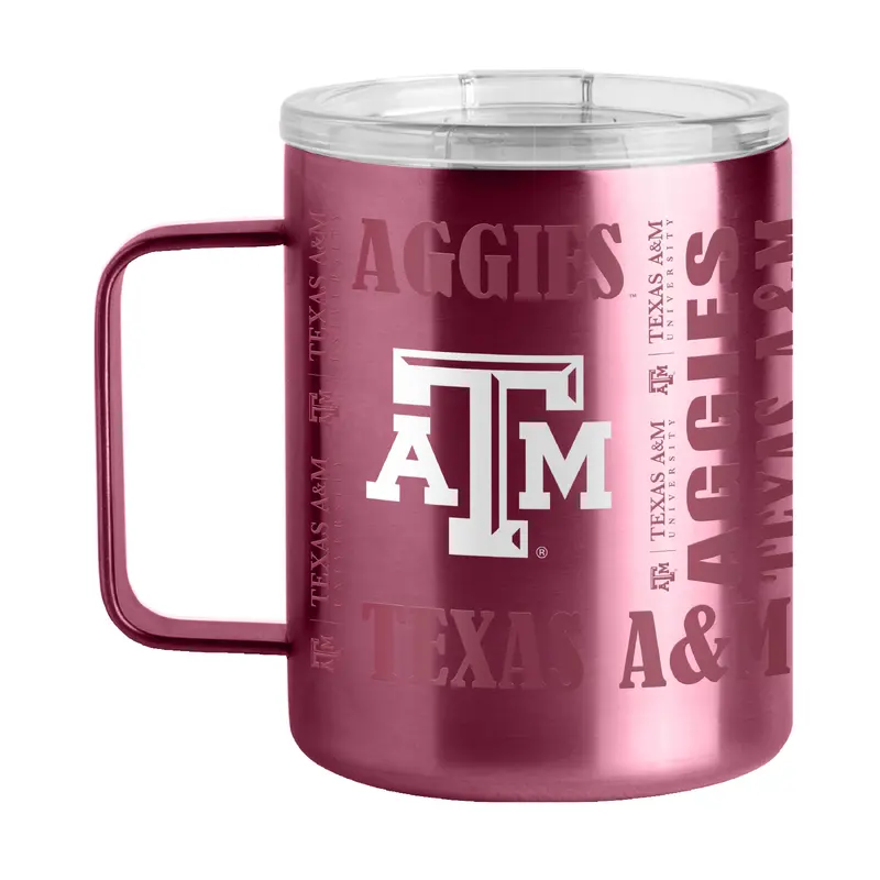 Texas A&M 15oz Replay Stainless Steel Mug