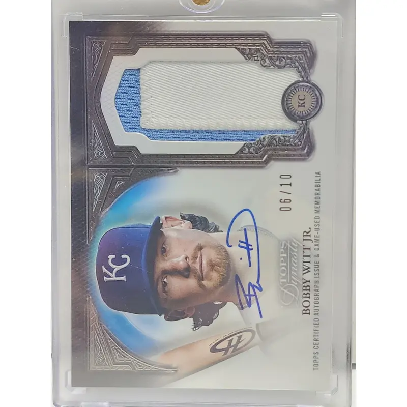 Bobby Witt Jr. 2023 Topps Dynasty Patch Auto #6/10