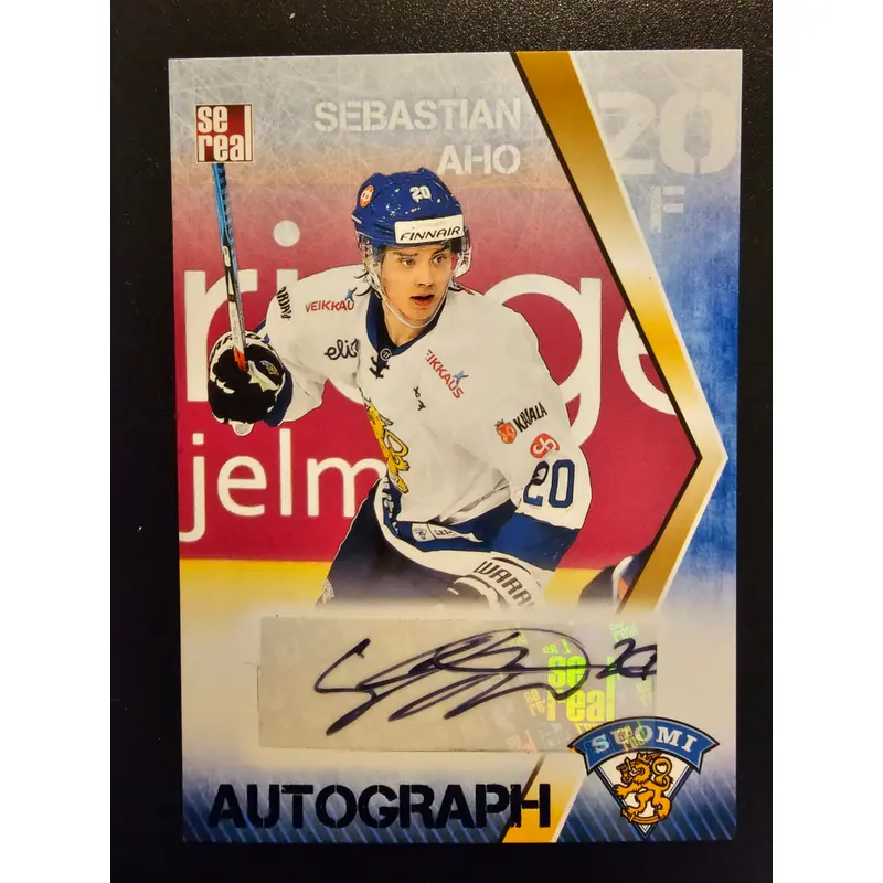 2016 Cereal Team Finland Autograph - Sebastian Aho #FIN-AUT-011 /25