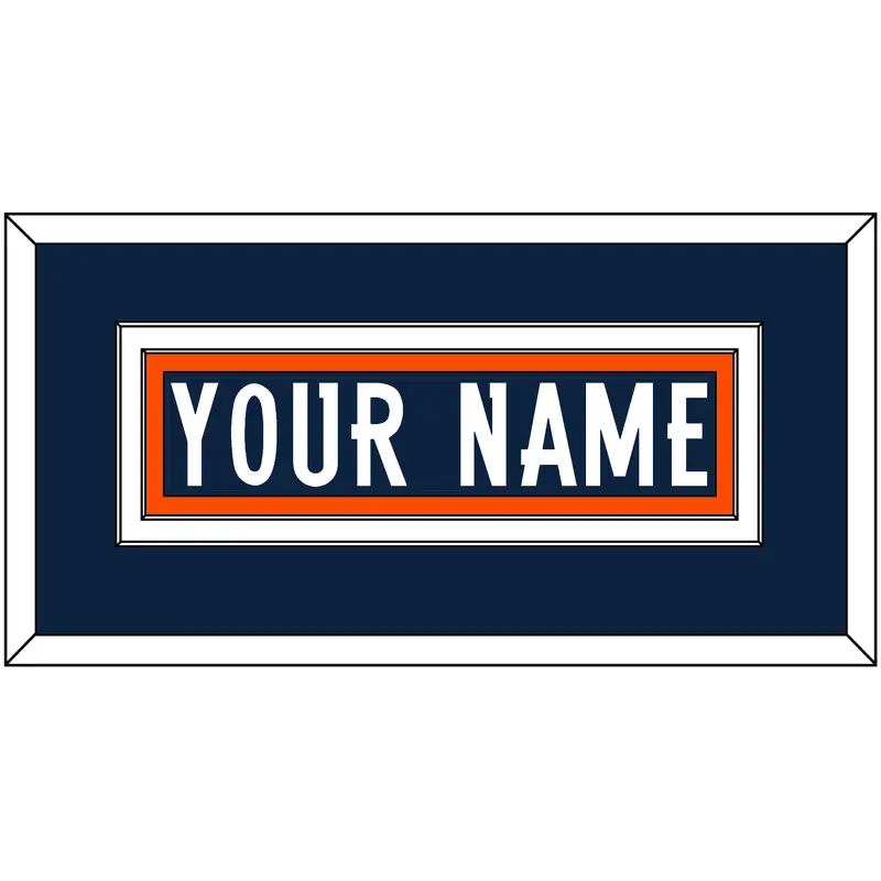 Denver Nameplate - Alternate Blue (2012-2023) - Double Mat 3