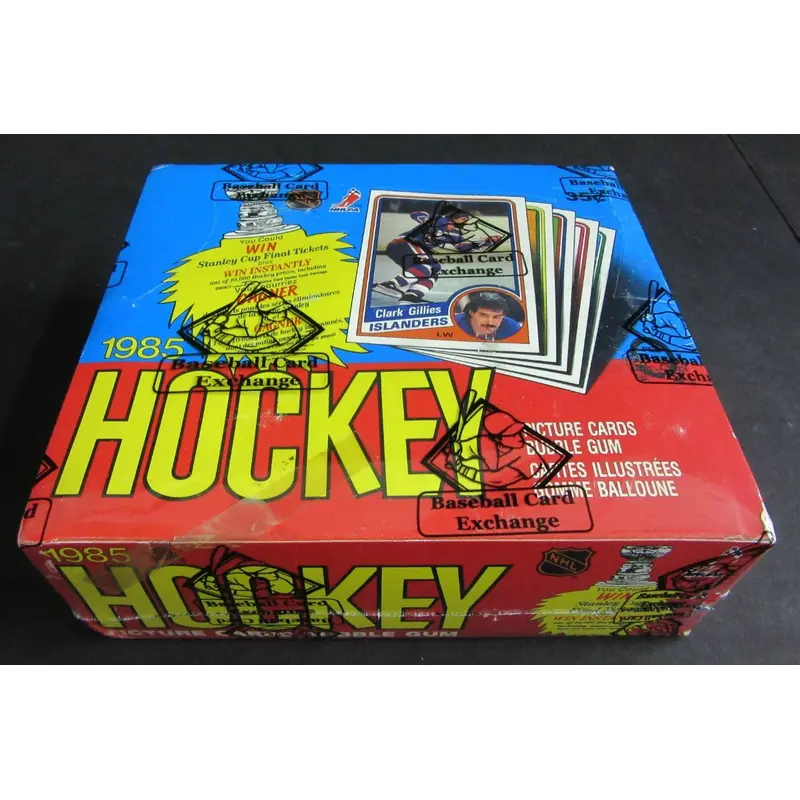 1984/85 OPC O-Pee-Chee Hockey Unopened Wax Box (FASC)