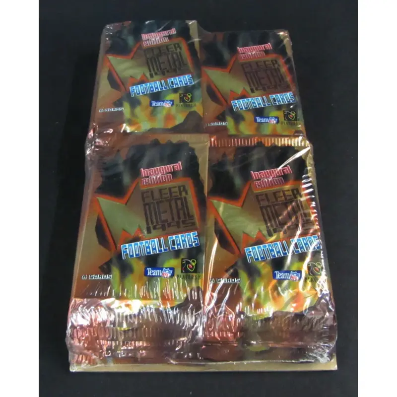 1995 Fleer Metal Football (Lot of 36 packs)