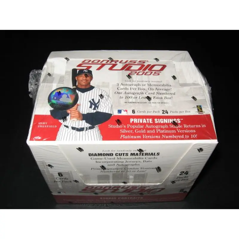 2005 Donruss Studio Baseball Box