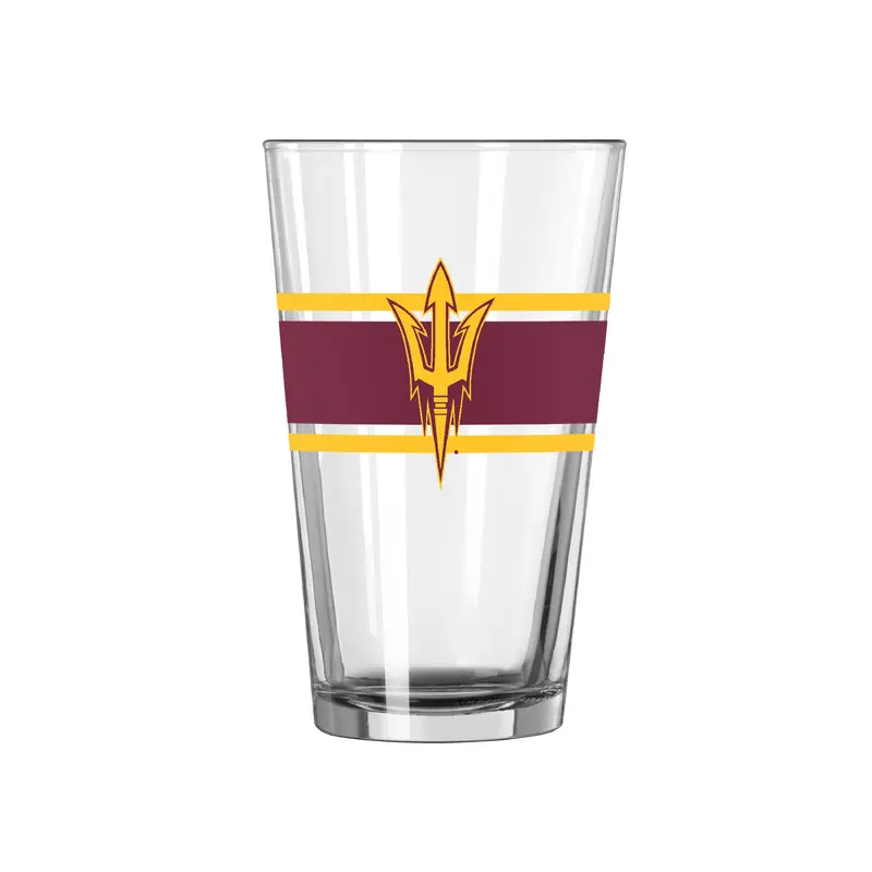 Arizona State 16oz Stripe Pint Glass