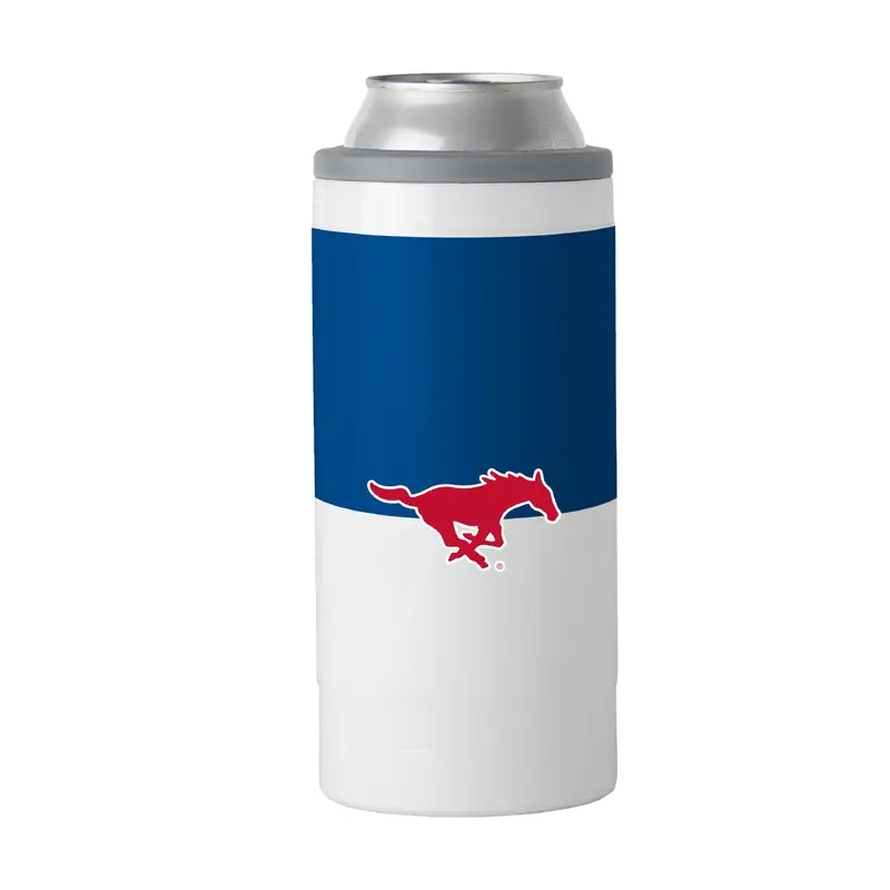 SMU 12oz Colorblock Slim Can Coolie