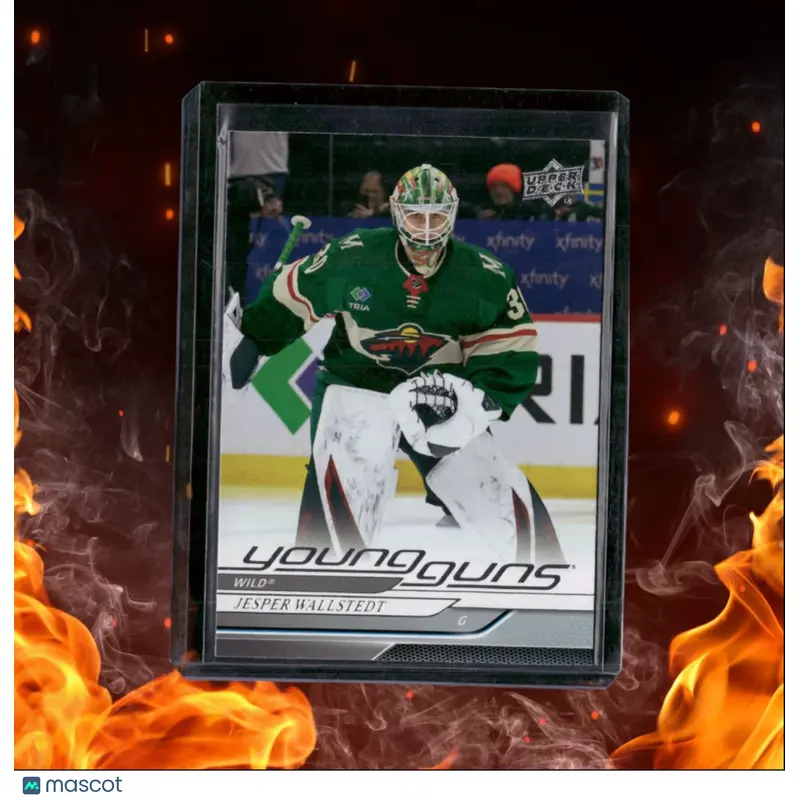 2024-25 Upper Deck Jesper Wallstedt Young Guns Rookie #202
