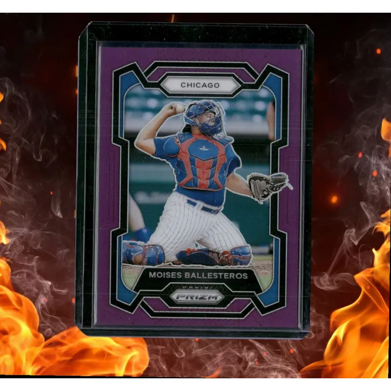 2024 Panini Prizm Moises Ballesteros Prospect Purple Prizm 65/99 #212