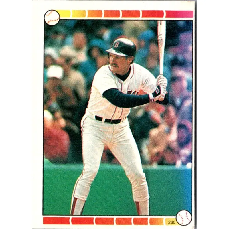 1989 O-Pee-Chee Stickers Wade Boggs #260A