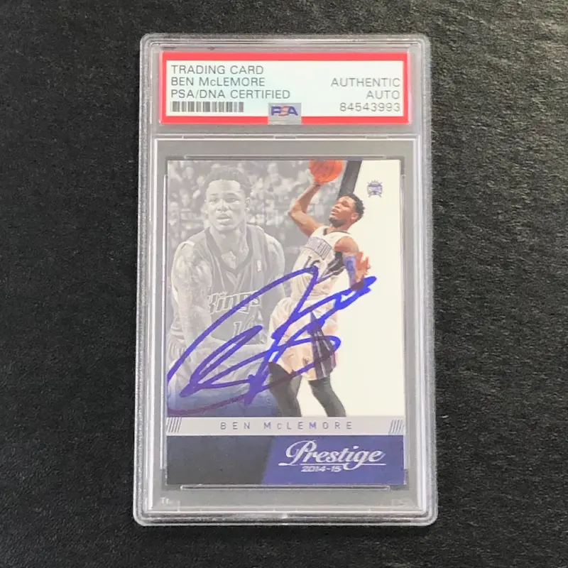 2014-15 Panini Prestige #6 Ben McLemore Signed Card AUTO PSA Slabbed Kings
