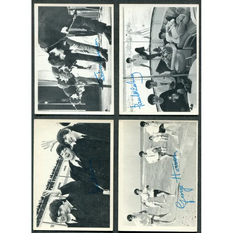 1964 Topps Beatles Black & White Complete Series 3 Set (50) EX EX/MT