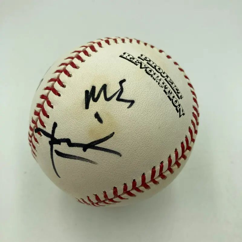 Linkin Park Band Signed Baseball 6 Signatures With Chester Bennington JSA COA