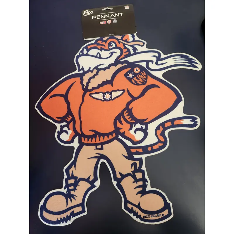 Flying Tigers Ace Cut Shape Pennant