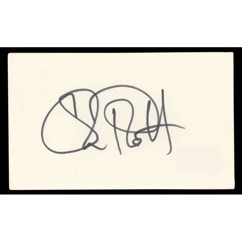 Oliver Platt The Bear Authentic Signed 3x5 Index Card Autographed BAS #BL96500
