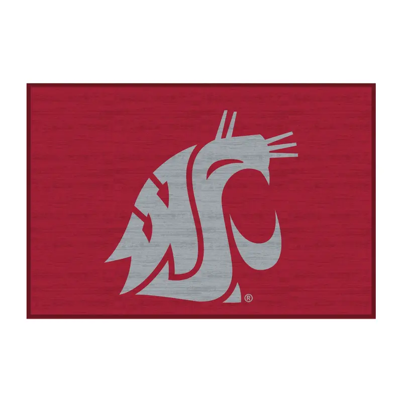 WSU Crimson 30" X 47" Rug