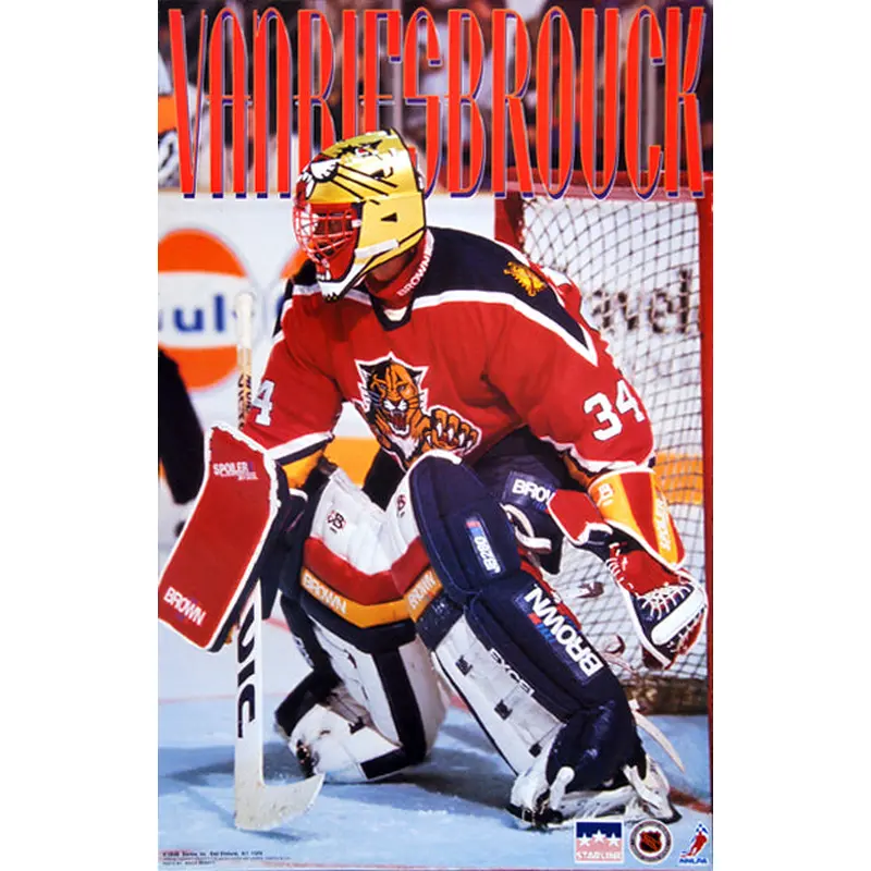 John Vanbiesbrouck "Action" Florida Panthers Poster - Starline 1994
