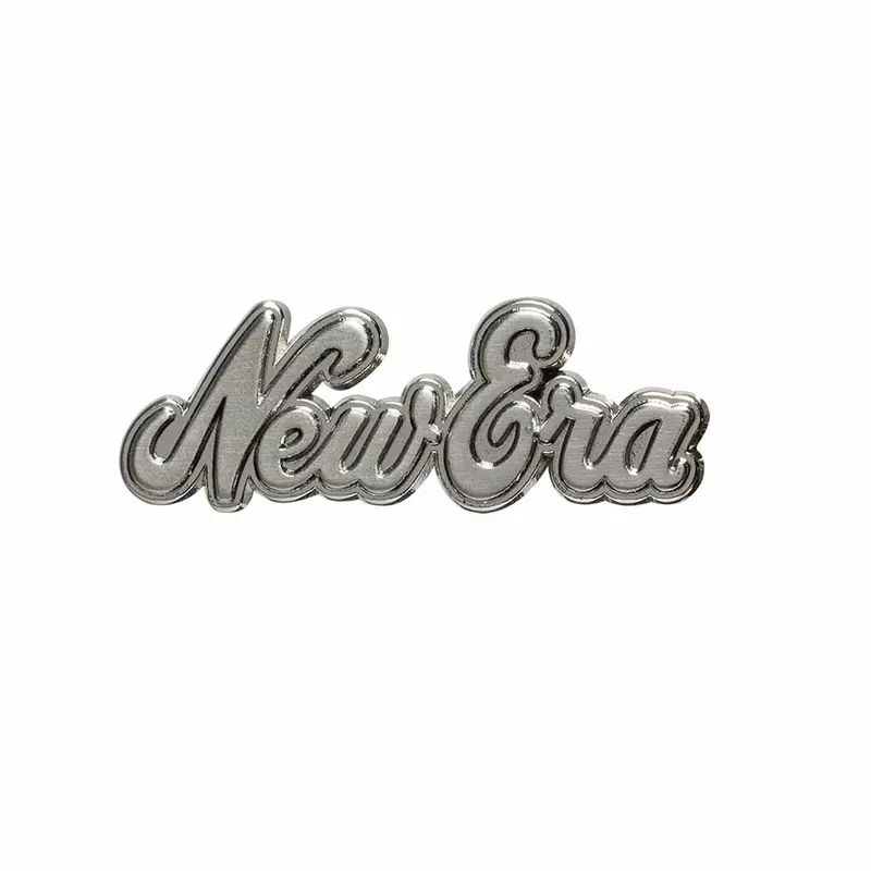 New Era Heritage Script Silver Pin Badge