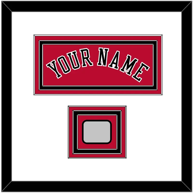 Chicago Name & Champions Patch - Home White (1986-2017) - Triple Mat 2