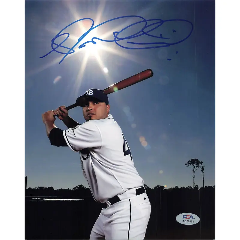Dioner Navarro signed 8x10 photo PSA Autographed Baseball