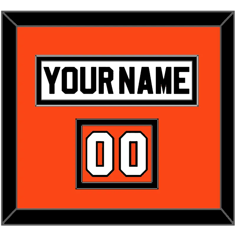 Philadelphia Nameplate & Number (Shoulder) - Home White (1983-2007) - Double Mat 3