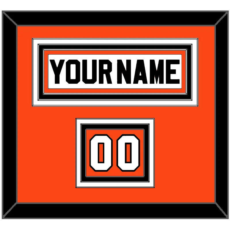 Philadelphia Nameplate & Number (Shoulder) - Road White (2007-2010) - Triple Mat 4