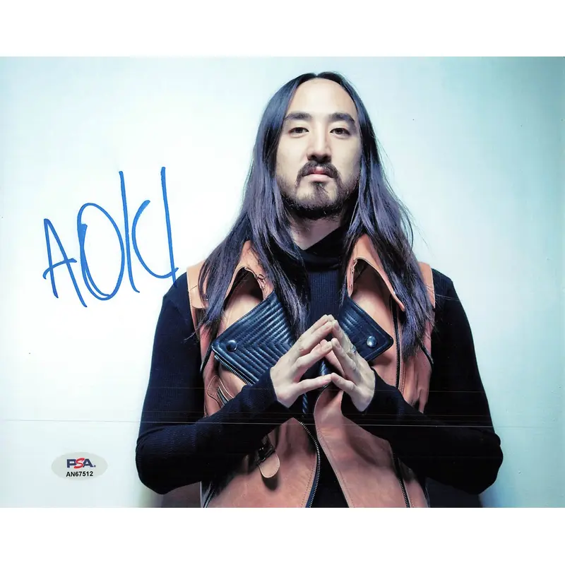 Steve Aoki signed 8x10 photo PSA/DNA Autographed Musician
