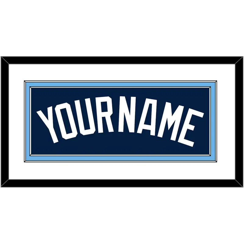 Tampa Bay Name - Alternate Navy - Double Mat 1