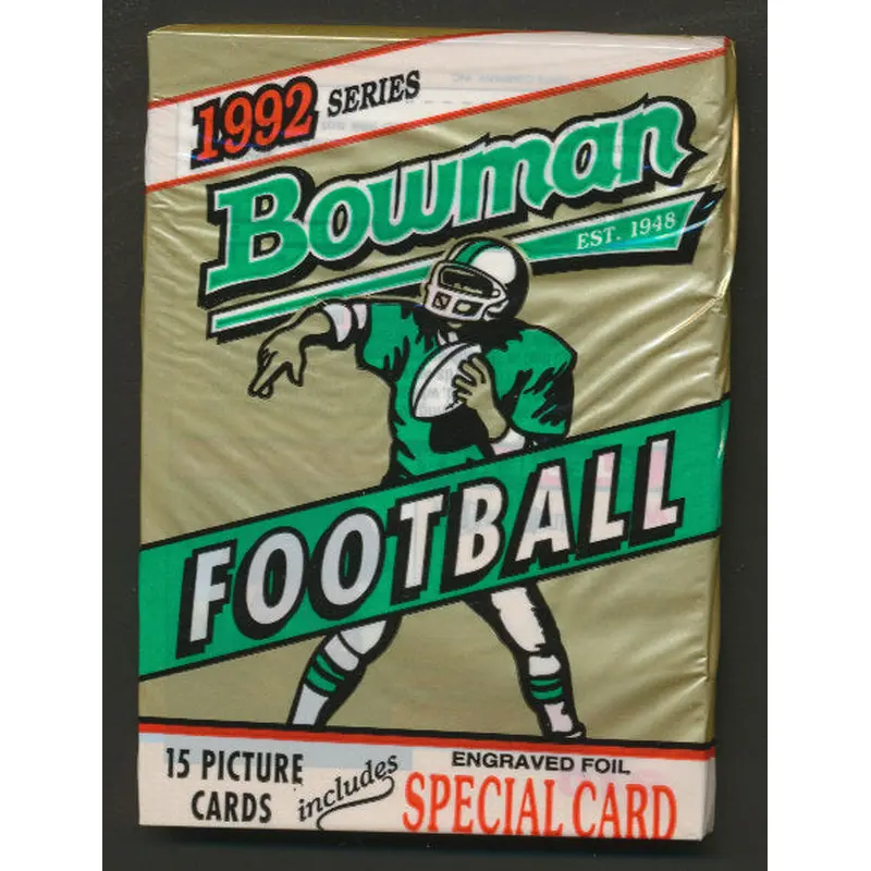 1992 Bowman Football Unopened Pack