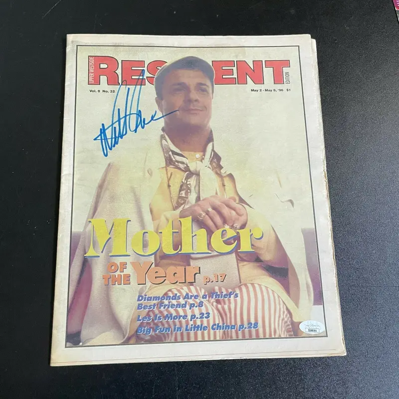 Nathan Lane Signed Autographed Newspaper With JSA COA