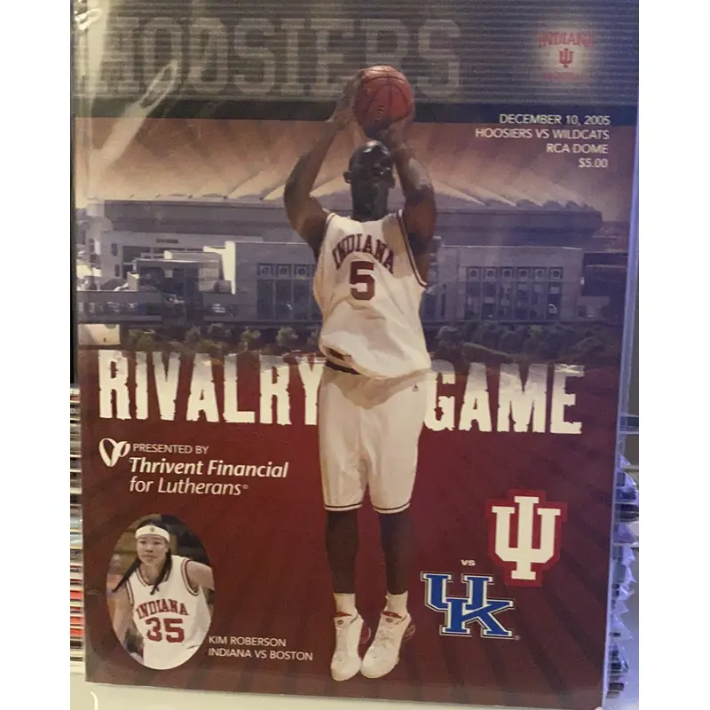 2005 Kentucky vs Indiana University Basketball Program