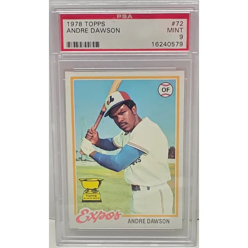 Andre Dawson 1978 Topps #72 PSA 9 Mint
