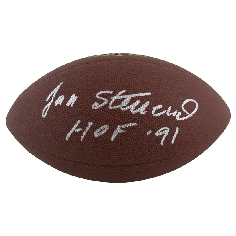 Chiefs Jan Stenerud "HOF 91" Signed Wilson Super Grip Nfl Football BAS Witnessed
