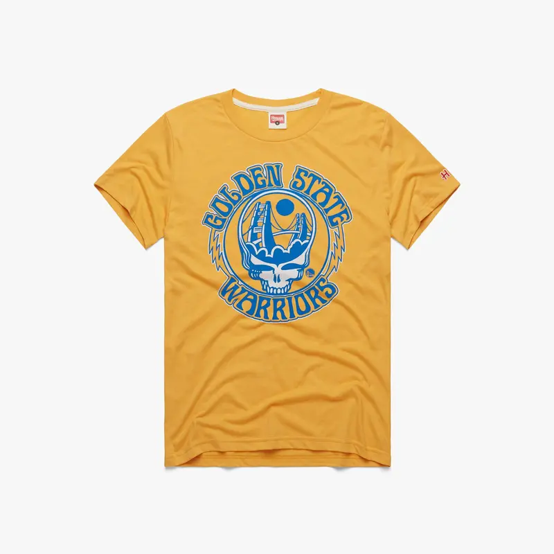 NBA x Grateful Dead x Warriors Skull