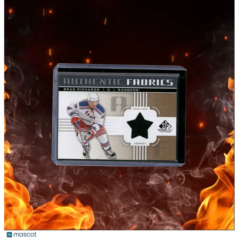 2011-12 SP Game Used Brad Richards Authentics Fabrics #AF-RI