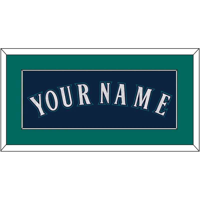 Seattle Name - Alternate Road Navy - Single Mat 2