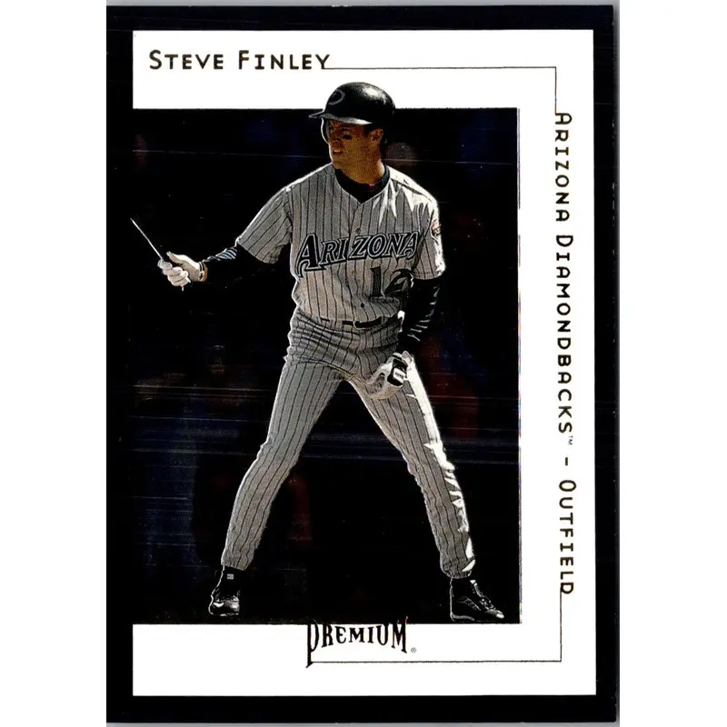 2001 Fleer Premium Steve Finley #30