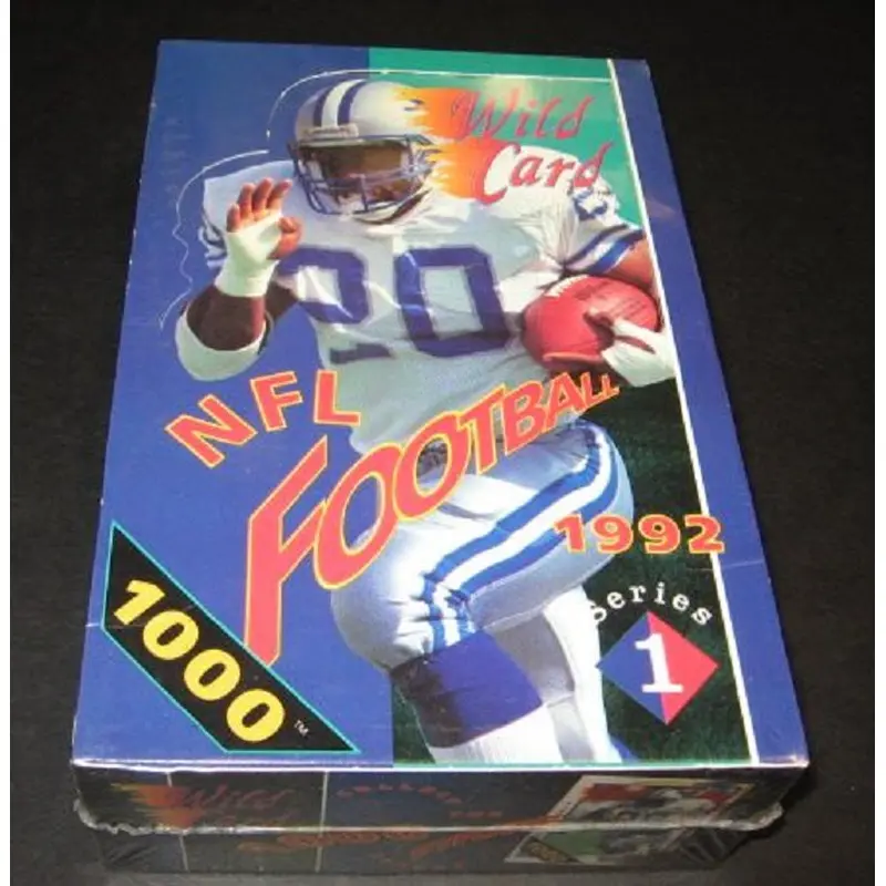 1992 Wild Card NFL Football Series 1 Box