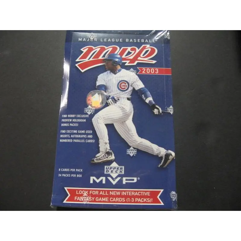 2003 Upper Deck MVP Baseball Box (Hobby)
