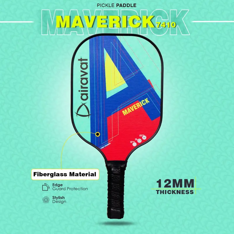MAVERICK PICKLEBALL PADDLE 7410 WITH BAG Airavat | Kibi Sports