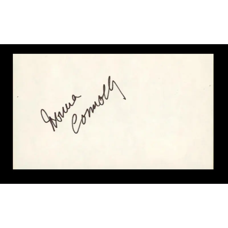 Norma Connolly The Young Marrieds Authentic Signed 3x5 Index Card BAS #BP00921