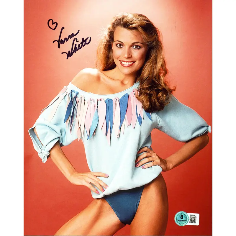 Vanna White Wheel of Fortune Authentic Signed 8x10 Vertical Photo BAS 3