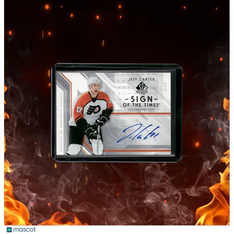 2007-08 SP Authentic Simon Gagne Sign of the Times Auto #ST-JE