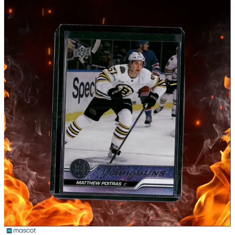 2023-24 Upper Deck Matthew Poitras Young Guns (A) Rookie #478