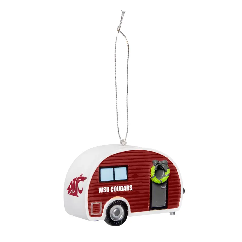 Foco Washington State University Camper Ornament