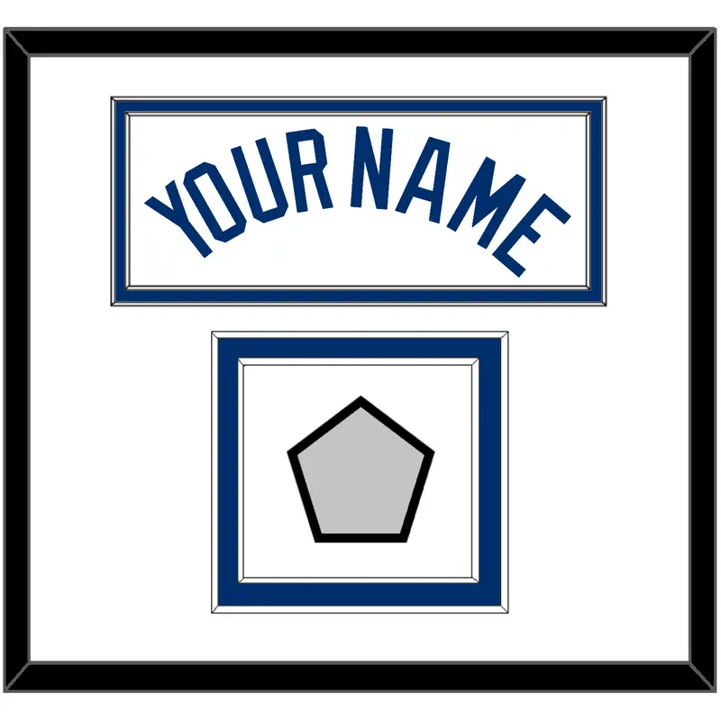 Los Angeles Name & World Series Jersey Patch - Home White - Double Mat 1