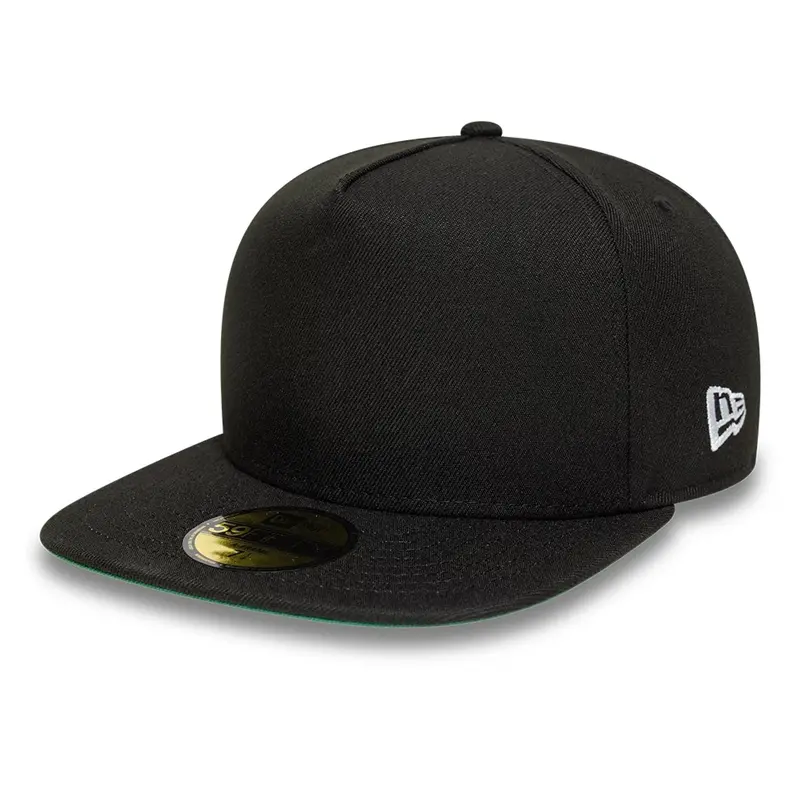 New Era Black 59FIFTY Fitted A-Frame Cap